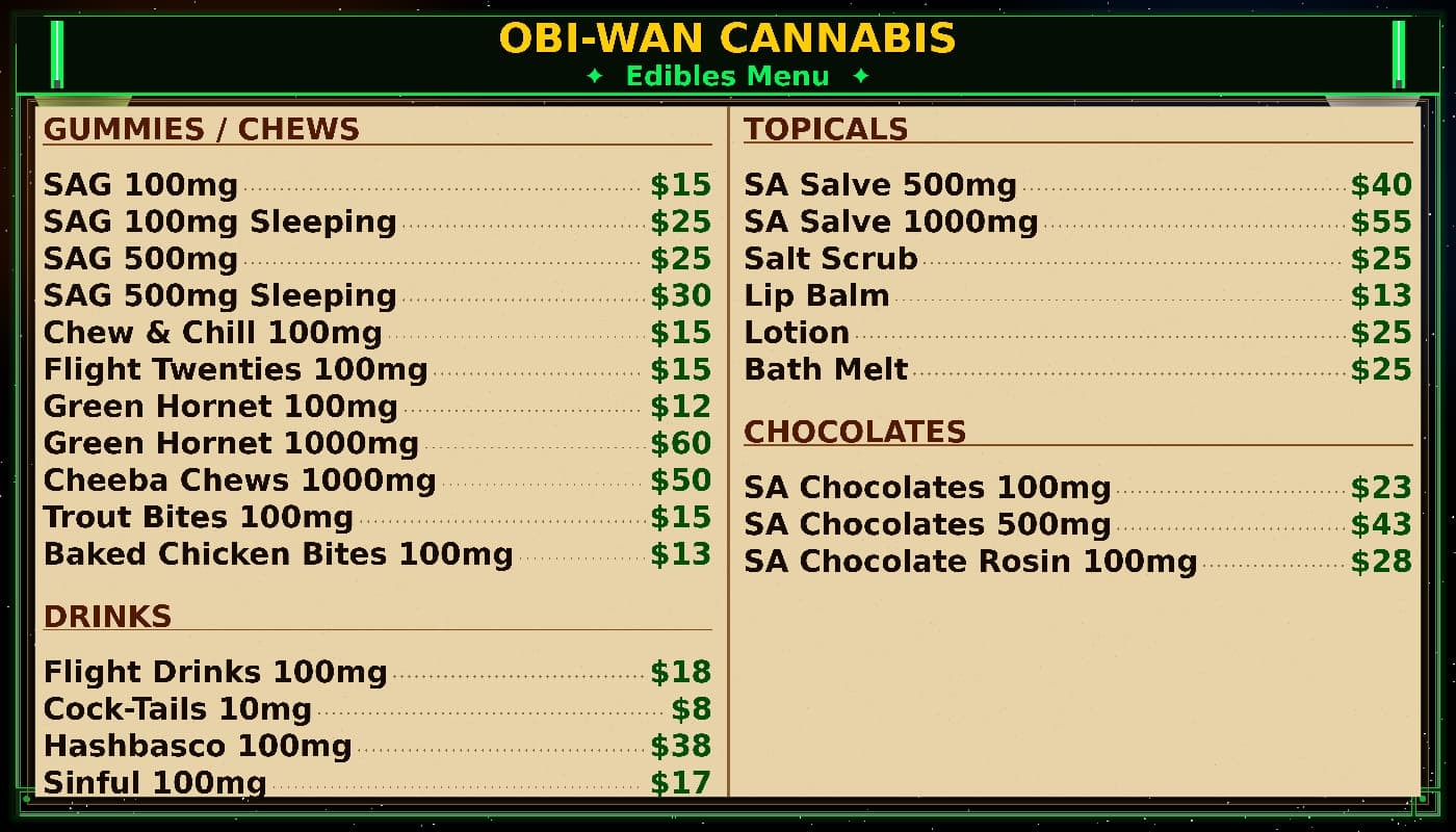 OB1 Cannabis interior